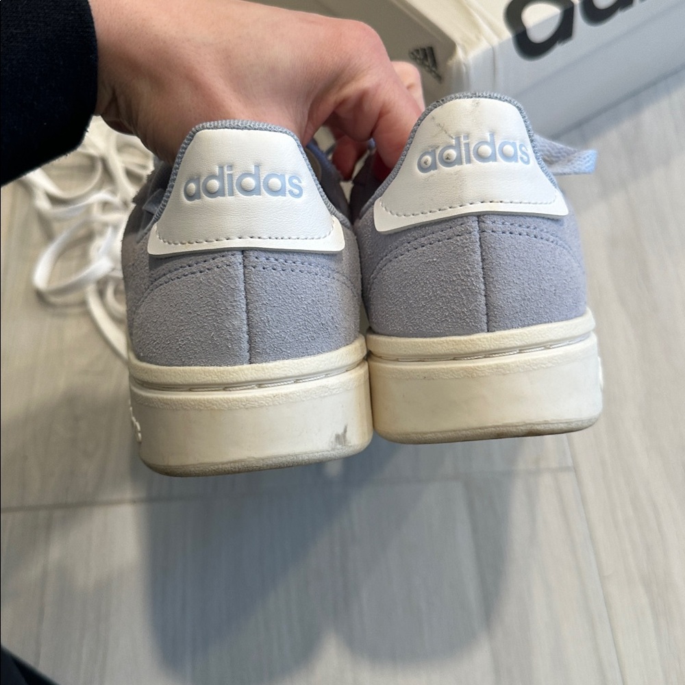 Adidas Grand Court Alpha Sneakers • Blue & White Classic Sneakers - Picture 7 of 10